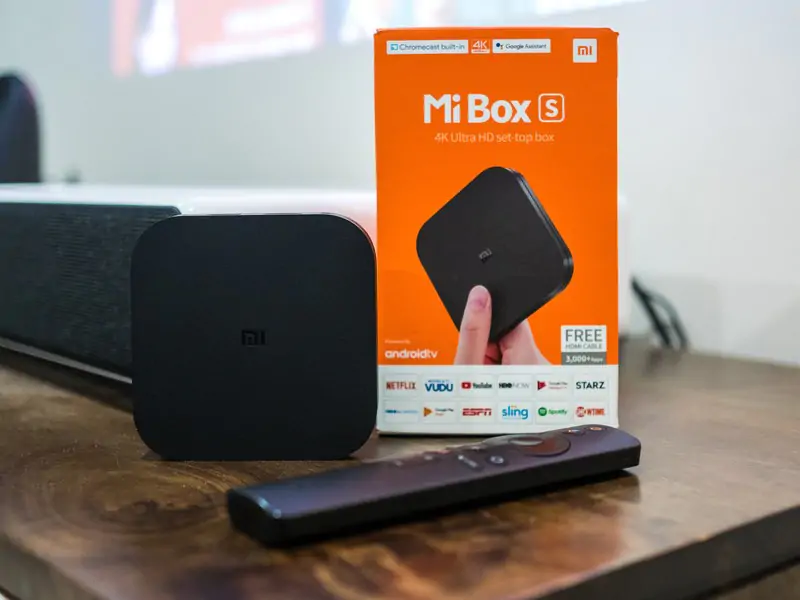رسيفر رسيفر Xiaomi Mi Box S 4K Android TV Box مع اشتراك لمدة سنة